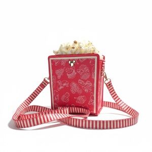 Disney Parks Eats Snacks Popcorn Box Crossbody Bag / Purse